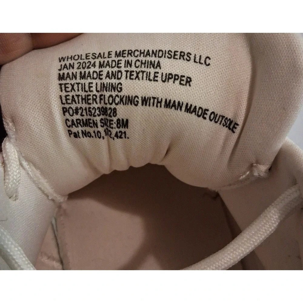 Steve Madden Carmen Neutral Platform Sneakers Tan Cream 8M